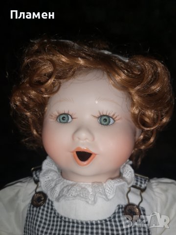 Колекционерска порцеланова кукла, снимка 5 - Колекции - 40226348
