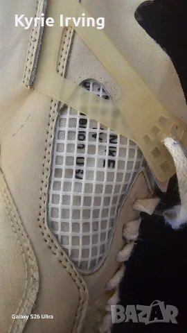 Маратонки Air Jordan 4 Off White SP sail Nike basketball NBA, снимка 4 - Спортни обувки - 56139985