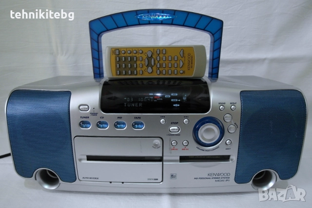 ⭐⭐⭐ KENWOOD MDX-F1 ⭐⭐⭐ Уникален , рядко срещан буумбокс със CD, MD, касета, радио и дистанционно, снимка 2 - Аудиосистеми - 31212663