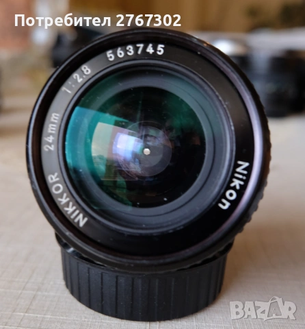 Nikon Nikkor 24mm f2.8 AI Manual Lens- Nikon F Mount, снимка 2 - Обективи и филтри - 54339378