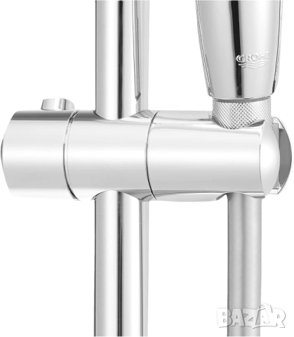 GROHE Душ Комплект Tempesta 100, 27598001 + Wall Bar Set (Релса, Слушалка, Държач)!, снимка 5 - Душове - 52654797