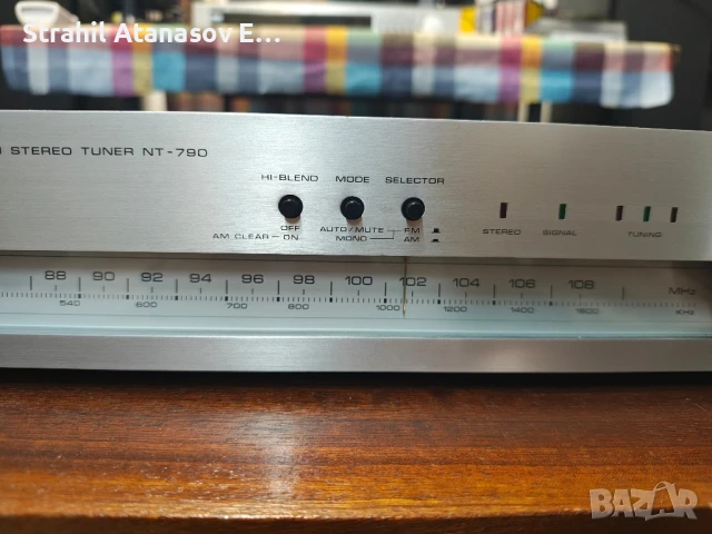 Nikko NT-790 Стерео Тунер, снимка 5 - Радиокасетофони, транзистори - 51361367