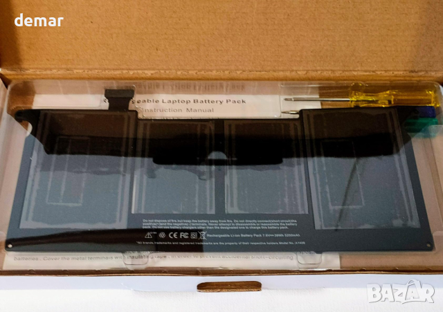 Батерия HASESS A1465 за MacBook Air 11 инча A1370 A1406 A1465 A1495, снимка 9 - Батерии за лаптопи - 44747559