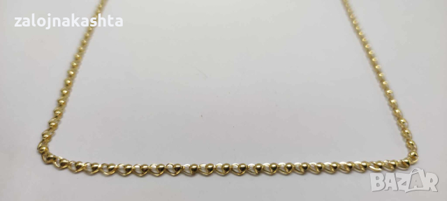 Нов Златно  колие-3,05гр/14кр, снимка 1 - Колиета, медальони, синджири - 44526506