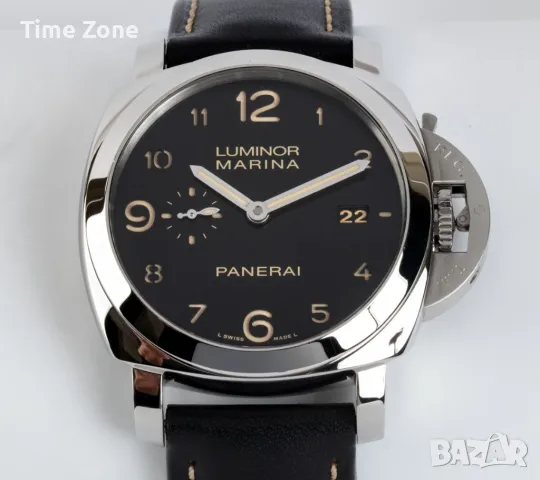 Panerai Luminor 1950 3 Days GMT 44mm Steel Blue Dial Automatic Различни Варианти, снимка 4 - Мъжки - 48009220