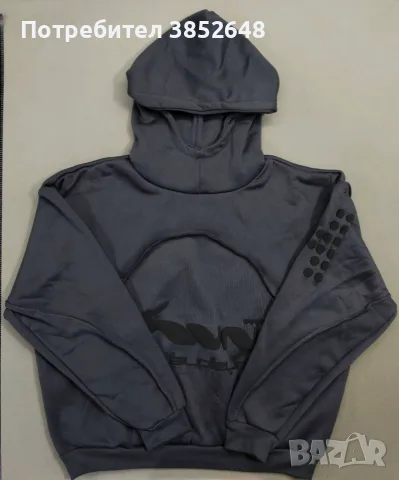 HuniDesign Black Hoodie M, снимка 3 - Суичъри - 56049557