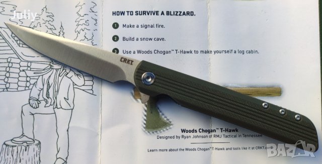 Най-новият CRKT 3810 Matthew Lerch LCK +, снимка 6 - Ножове - 40376869