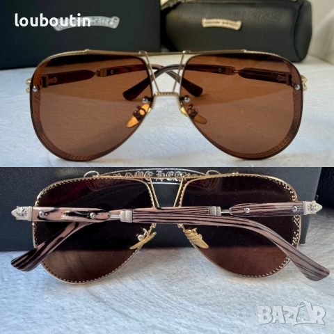 CHROME HEARTS мъжки слънчеви очила, снимка 2 - Слънчеви и диоптрични очила - 44700860