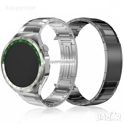 TITAN SPECIAL NO GAP Титаниева верижка каишка за Huawei Watch GT 5 46mm / GT 4 46mm, снимка 3 - Каишки за часовници - 55905455