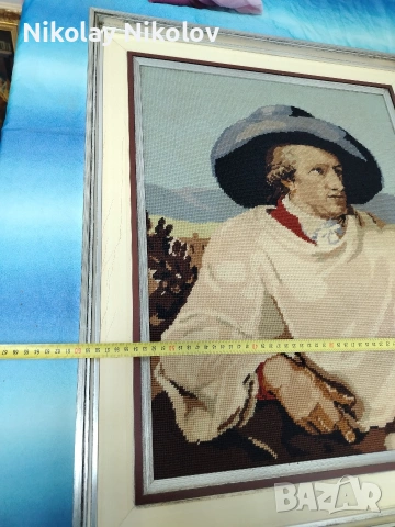 Гоблен на Йохан Волфганг фон Гьоте , снимка 11 - Гоблени - 53331478