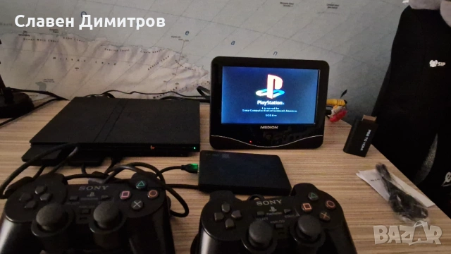 Playstation 2 хак 180 игри Playstation 1 и Playstation 2 + Монитор 