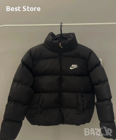 Nike Черно Дамско Зимно Яке Найк 