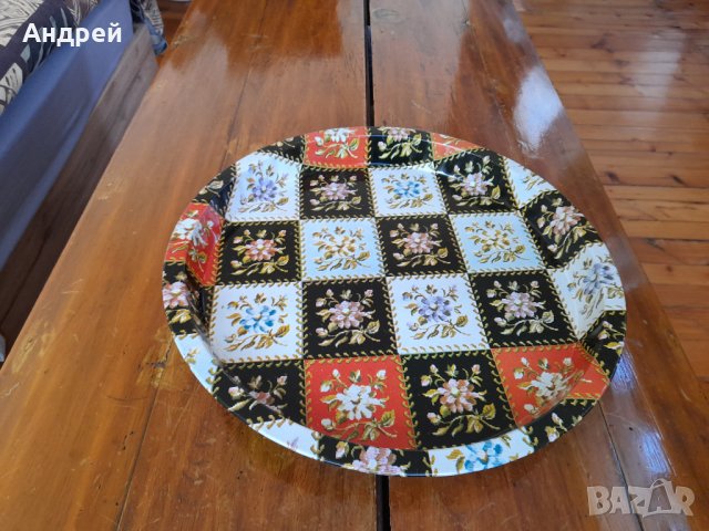 Стар поднос #9, снимка 3 - Други ценни предмети - 32112950