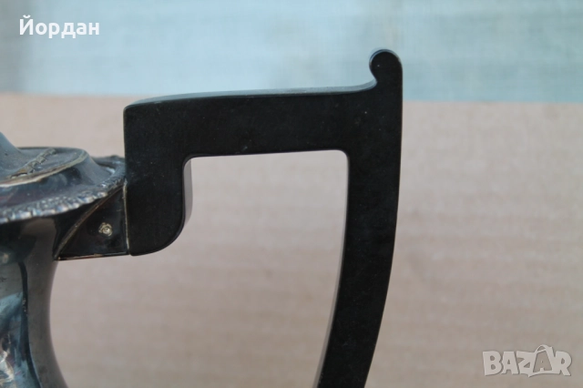 Посребрен английски чайник , снимка 14 - Антикварни и старинни предмети - 52711628