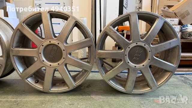 Оригинални джанти Audi 17 5x112, снимка 3 - Гуми и джанти - 56216205