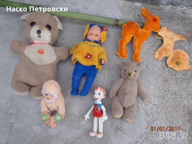 Ретро детски играчки от соца - механични, плюшени, кукли, надуваеми., снимка 1
