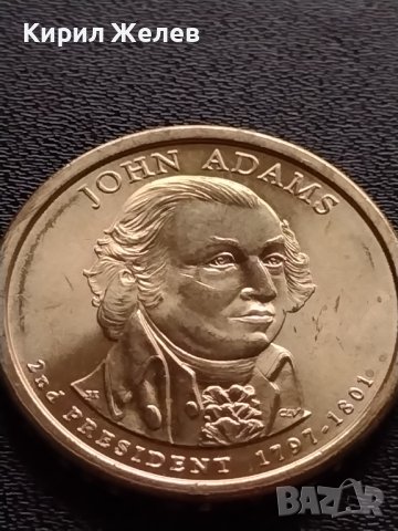 Възпоменателна монета 1 долар JOHN ADAMS 2 президент на САЩ (1797-1801) за КОЛЕКЦИЯ 38089, снимка 6 - Нумизматика и бонистика - 40766021