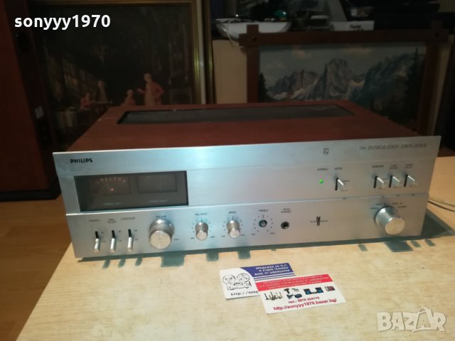 philips stereo amplifier-made in holand-внос switzweland, снимка 4 - Ресийвъри, усилватели, смесителни пултове - 30159268