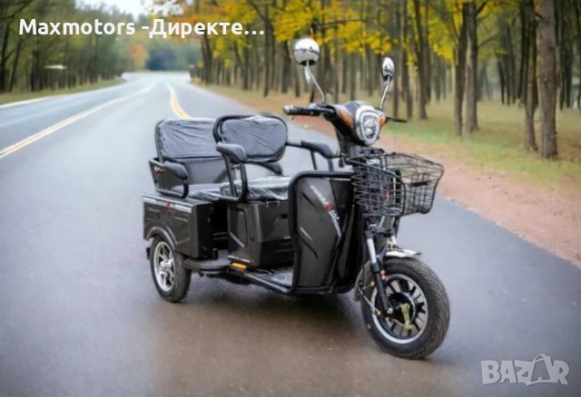 Електрическа Двуместна Триколка CARGO LUX 1500W -, снимка 1