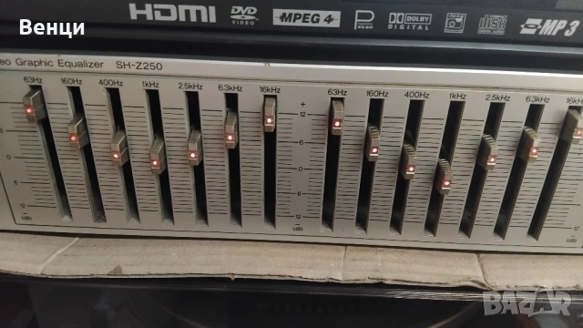 Technics SH-Z 250 еквалайзер, снимка 2 - Ресийвъри, усилватели, смесителни пултове - 54279387