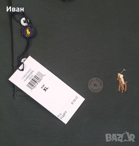 Нова оригинална фланелка Polo Ralph Lauren classic fit - размер XL, L, M - 100% памук, снимка 10 - Тениски - 54079707