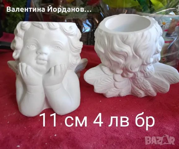 гипсови кашпи , снимка 6 - Декорация за дома - 47547816