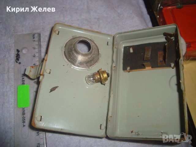 СТАРО СИГНАЛНО МЕТАЛНО РЯДКО РЕТРО БДЖ ФЕНЕРЧЕ с 4 ЦВЯТА 32178, снимка 6 - Антикварни и старинни предмети - 38276978