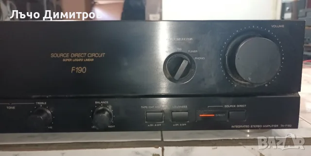 SONY     TA-F190, снимка 11 - Ресийвъри, усилватели, смесителни пултове - 55780034