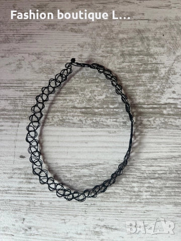 Комплект от 2 чокъра в черен и розов цвят ❤️🖤, снимка 3 - Колиета, медальони, синджири - 52377926