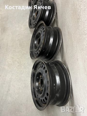 Комплект железни джанти BMW e36, снимка 3 - Гуми и джанти - 55901468