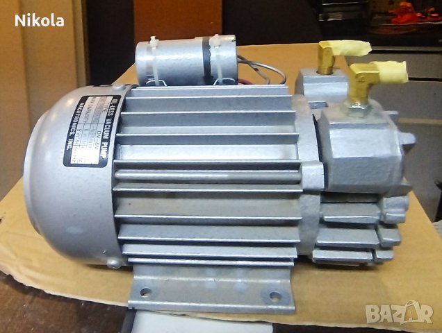 Вакуумна помпа 220V монофазна / vacutronics vacuum pump 1phase type DV - 5V, снимка 8 - Други машини и части - 42542014