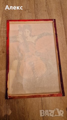 Голям огнен принт на платно, 60см/ 40см"Червена симфония" от Андрю Атрошенко., снимка 4 - Картини - 39732457