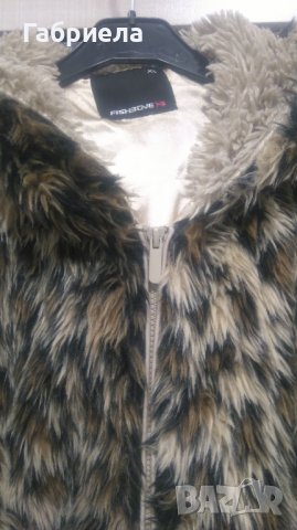 Пухено палто пантера, снимка 2 - Палта, манта - 38547065