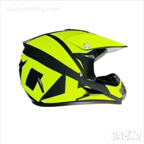 Детска каска за мотор Automat, Кросова, 0111, S, M и L размер, Неон, снимка 5 - Аксесоари и консумативи - 42077426
