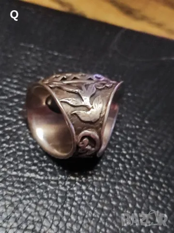 стар сребърен пръстен , снимка 7 - Пръстени - 50276645