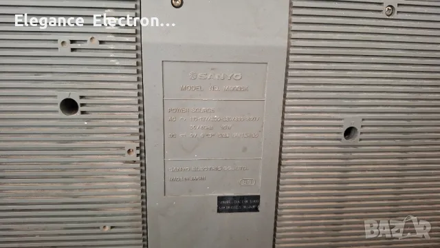 Sanyo M9935K Boombox 4-лентов стерео радио и касетофон, снимка 5 - Радиокасетофони, транзистори - 50188779