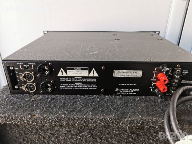 Професионално много качествено транзисторно стъпало CREST audio FA1201, снимка 5 - Ресийвъри, усилватели, смесителни пултове - 40587866
