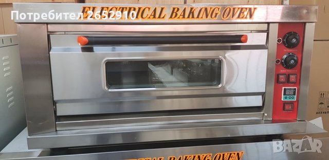 Електрическа фурна за закуски пици и готвене За 1тава60×40см с керамична плочаТОП Цена 495лв/253,09€, снимка 3 - Обзавеждане на кухня - 36658936