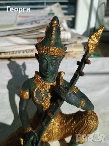 Бронзова статуетка-421, снимка 6 - Антикварни и старинни предмети - 52220836