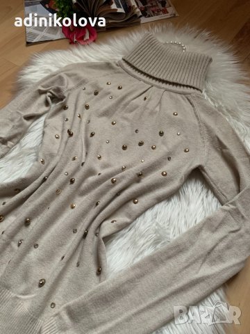 Поло с камъни, снимка 2 - Блузи с дълъг ръкав и пуловери - 31108022