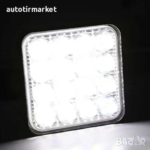 LED халоген 16 диода 48 w – GUN1111, снимка 4 - Аксесоари и консумативи - 56052148