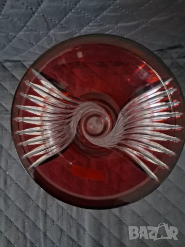 Ваза оловен кристал  Bleikristall 24% Germany , снимка 5 - Антикварни и старинни предмети - 51322798