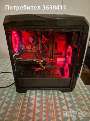 Геймърски компютър гаранция/i3 9100f 16GB,GTX 1060 6GB, 240GB SSD HDD 1TB, снимка 2 - Геймърски - 54097849