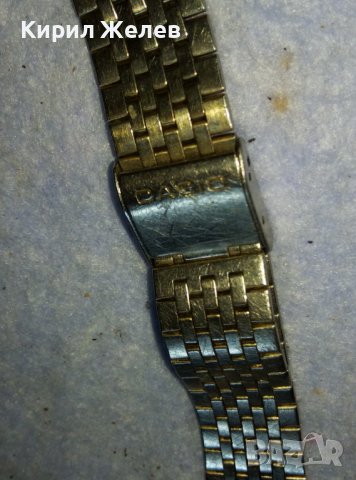 CASIO QUARTZ JAPAN KM с ВЕРИЖКА STAINLESS STEEL T.G.JAPAN ОРИГИНАЛЕН РЯДЪК ЧАСОВНИК КАСИО 26547, снимка 9 - Мъжки - 42137778