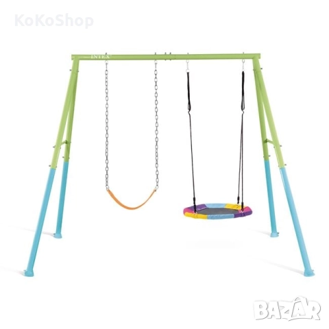 Люлка с метална стойка-254x235x200 см./двойна люлка с метална стойка, снимка 2 - Други - 51946638