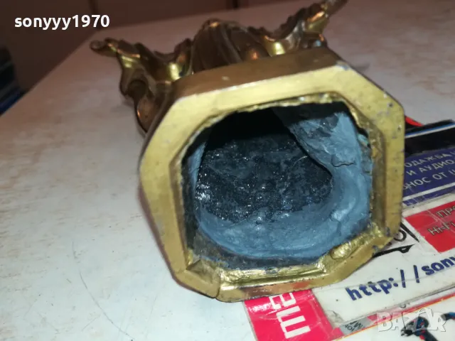 АНТИКА-ИСУС 20СМ МЕД//МЕСИНГ-ТЕЖКА ФИГУРА ЗА КОЛЕКЦИЯ 2704251006, снимка 8 - Антикварни и старинни предмети - 50051657