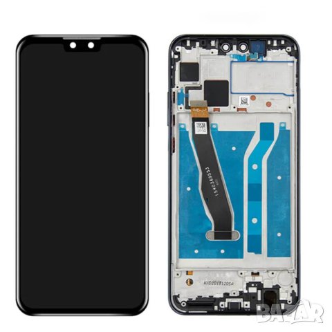Дисплей за Huawei Y9 2019 , Y9 Prime 2019 , Y9 Pro 2019, с черна рамка, снимка 1 - Резервни части за телефони - 42209460