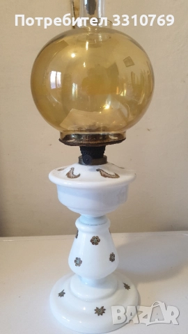 Рядка находка-красива стъклена газена лампа. , снимка 1