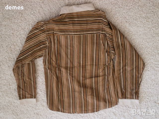 Детска риза с дълъг ръкав за 6-7 годишно дете, кадифе, нова, снимка 6 - Детски ризи - 39726126