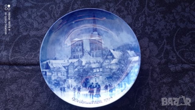 Декоративна чиния Weinnachten 1994, снимка 1 - Антикварни и старинни предмети - 34992957